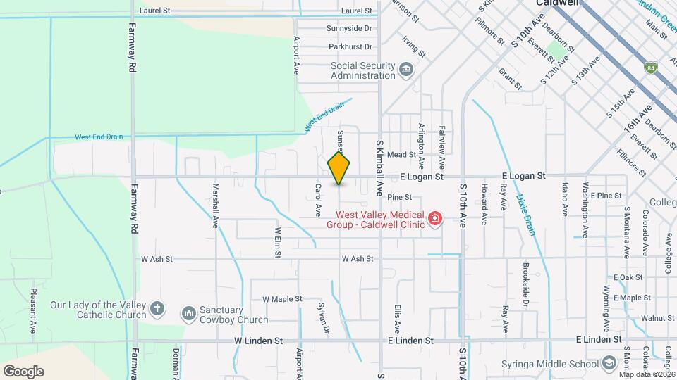 1808 Sunset Ave Map and Location Details