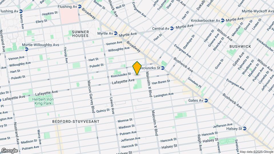 987 Lafayette Ave Mapa y Detalles de la Ubicación