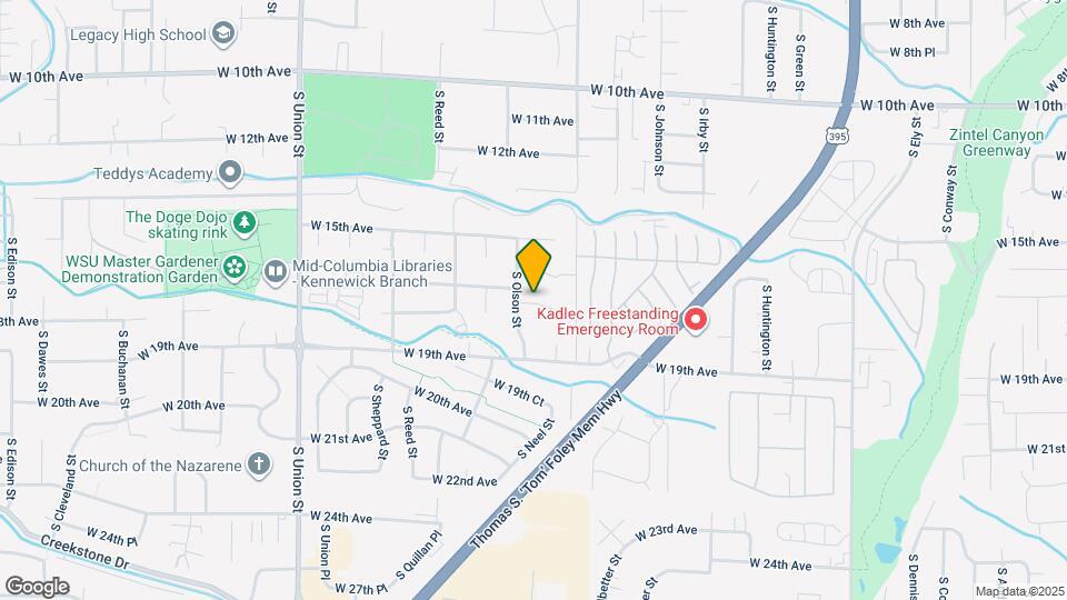 3718 W 17th Pl Map and Location Details