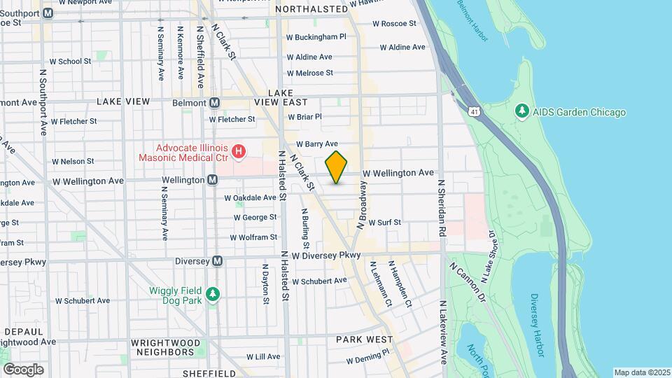 640 W Oakdale Ave, Unit 1 Mapa y Detalles de la Ubicación