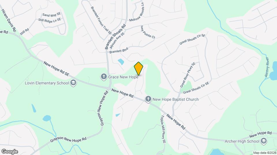 1240 Grayson Oaks Dr Map and Location Details