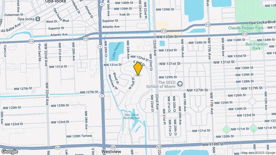 12918 NW 23rd Pl Map and Location Details