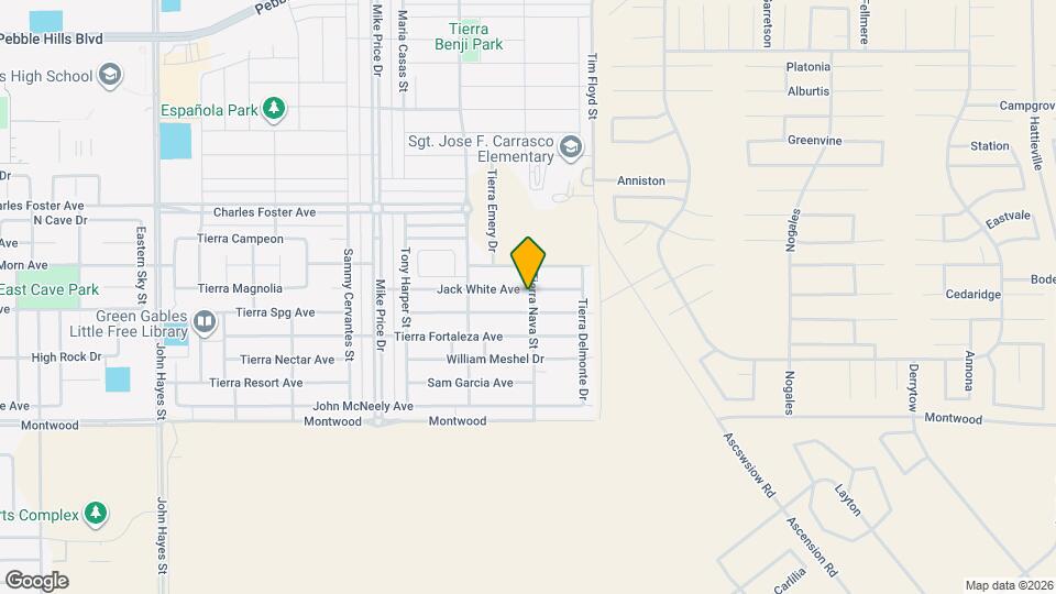 14852 Jack White Ave Map and Location Details