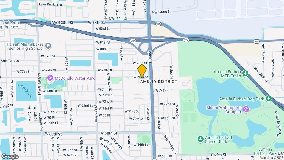 7568 W 4th Ct, Unit A4 Map and Location Details