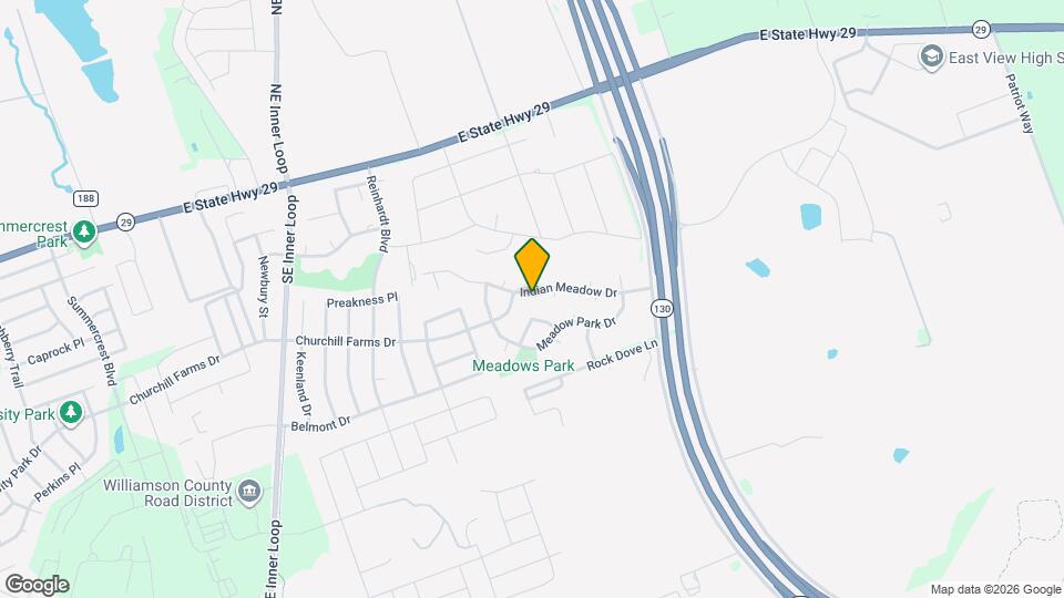 419 Indian Meadow Dr Map and Location Details