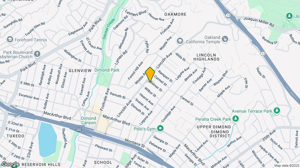 2423 Delmer St Map and Location Details