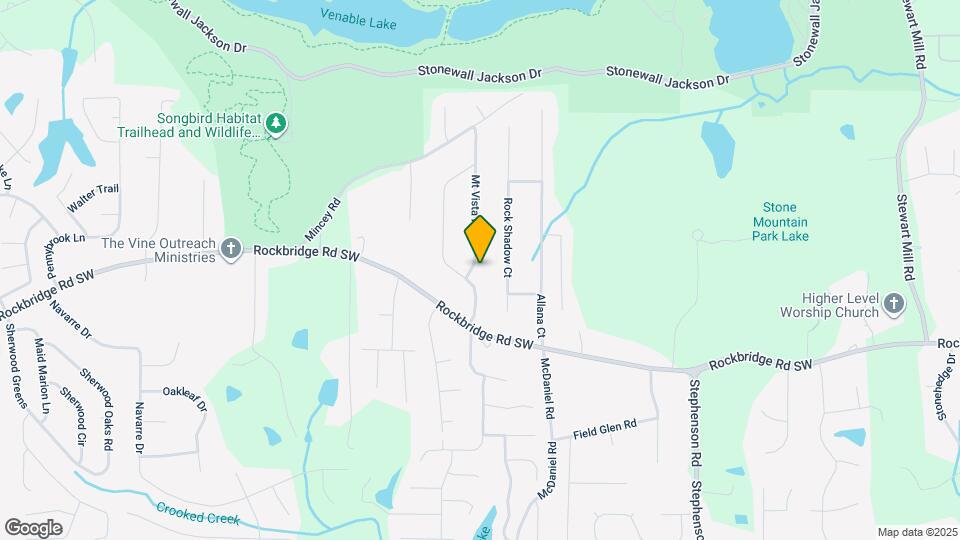 445 Mt Vista Rd Map and Location Details