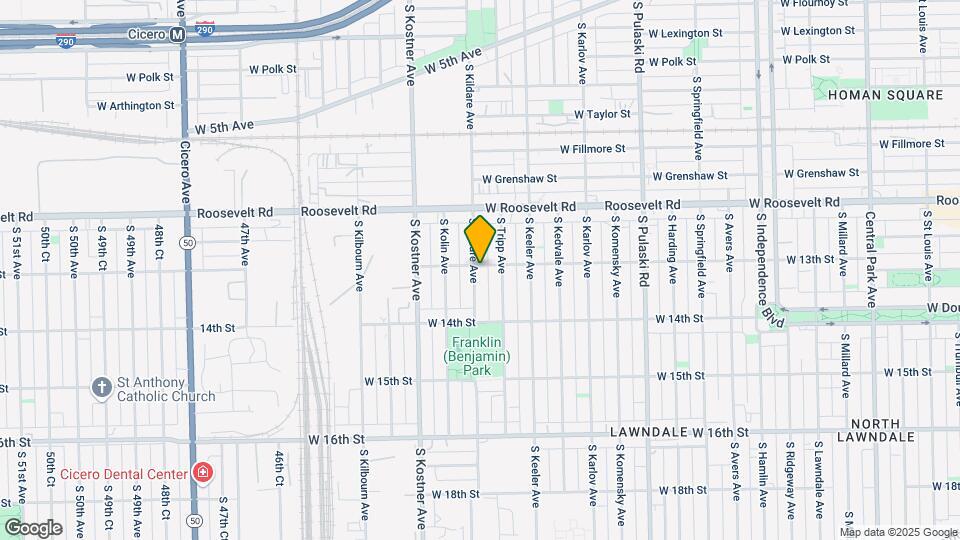 1301 S Kildare Ave Map and Location Details