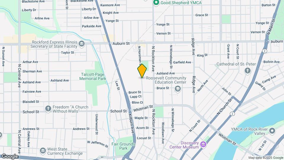 1023 N Horsman St Map and Location Details