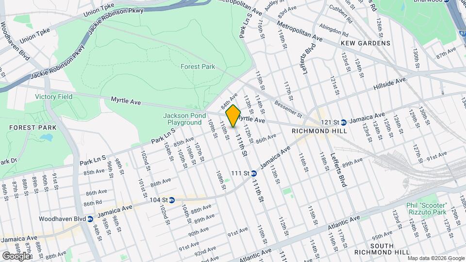 85-40 111th St Map and Location Details