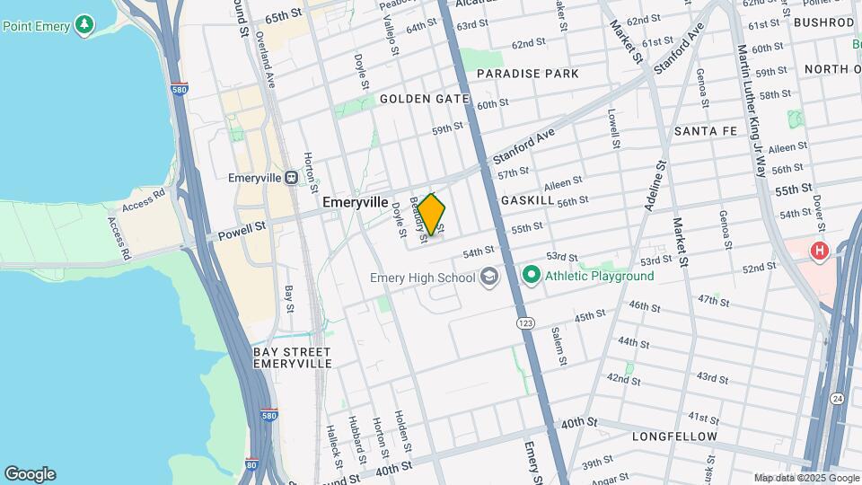 5502 Beaudry St Map and Location Details