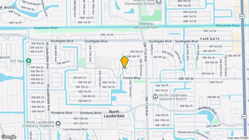 425 SW 74th Ave Mapa y Detalles de la Ubicación