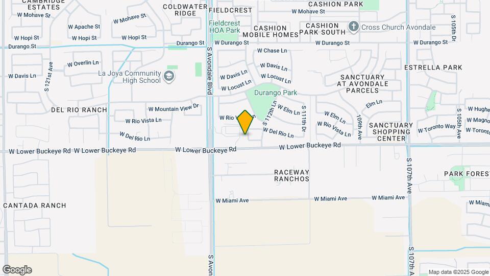 2722 S 113th Ave Mapa y Detalles de la Ubicación