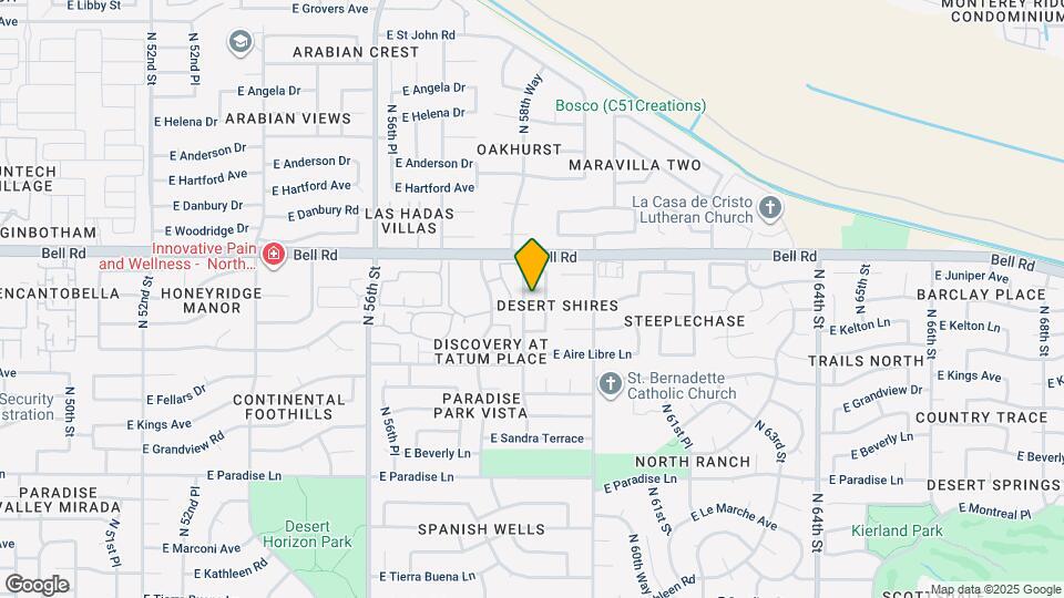 16653 N 59th St Map and Location Details