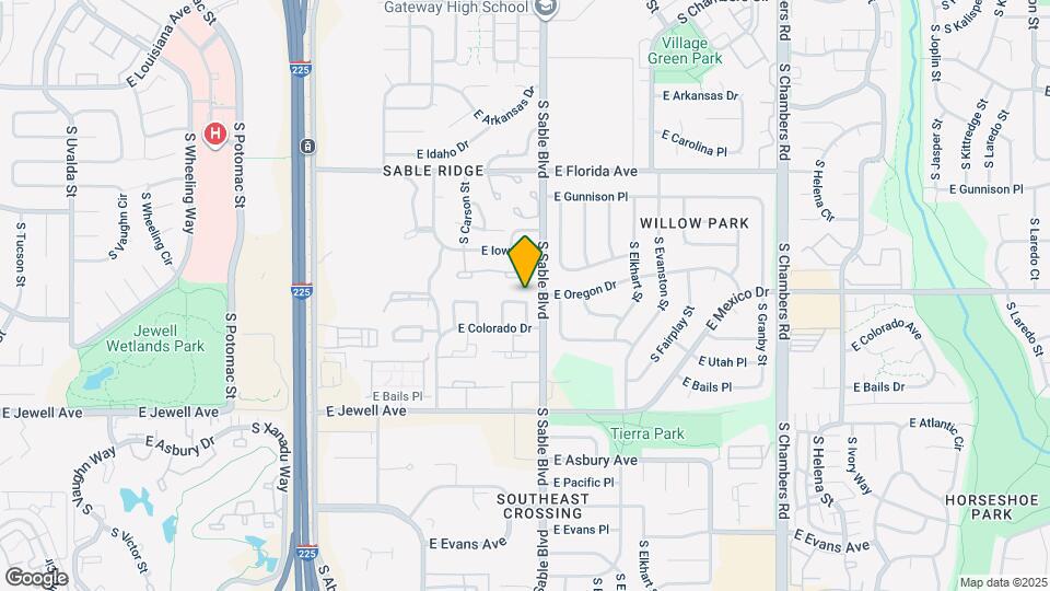 14419 E Montana Cir Map and Location Details