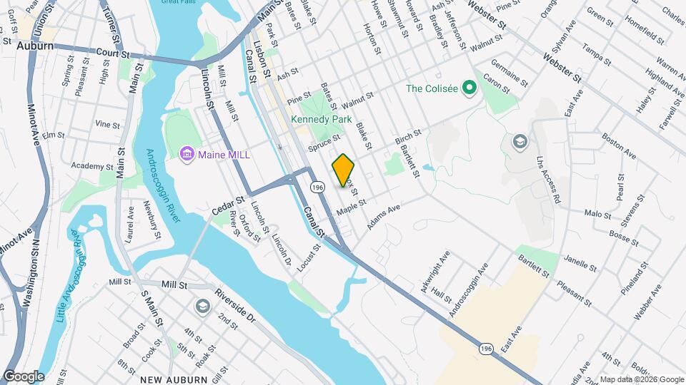 256 Park St, Unit 2 Map and Location Details