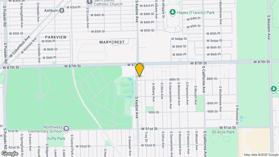 3158 W 88th St Map and Location Details