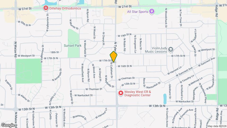 1742 N Callahan St Mapa y Detalles de la Ubicación