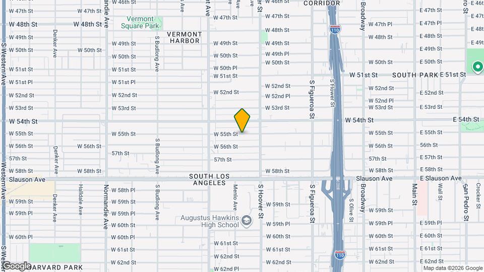 846 W 55th St Map and Location Details