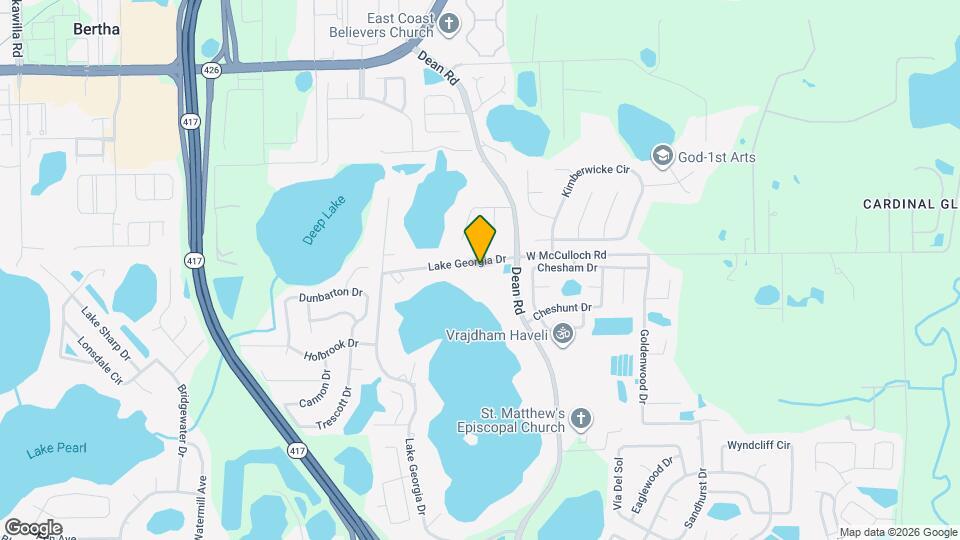 9781 Lake Georgia Dr Mapa y Detalles de la Ubicación