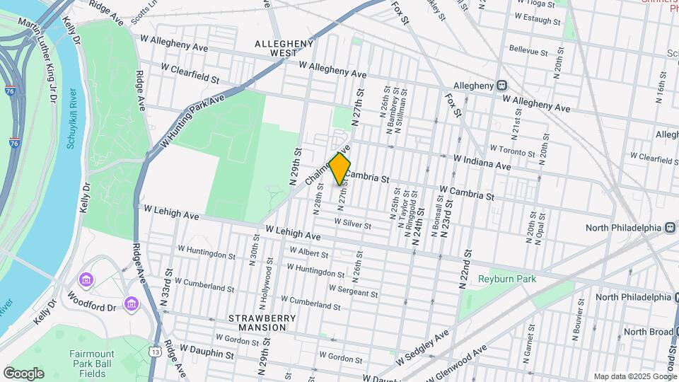 2826 N 27th St Map and Location Details