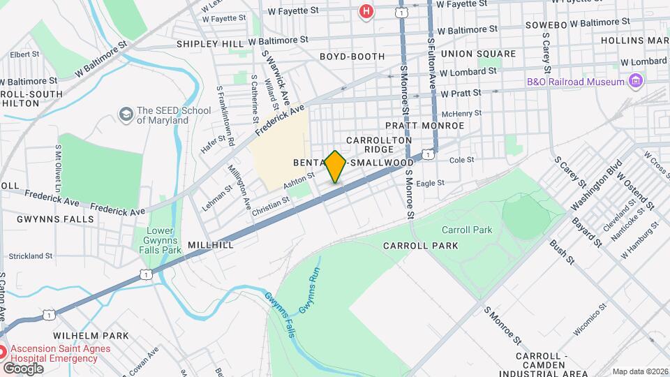 2214 Wilkens Ave Map and Location Details