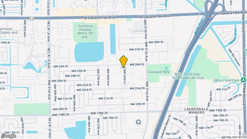 2421 NW 23rd Ln Mapa y Detalles de la Ubicación