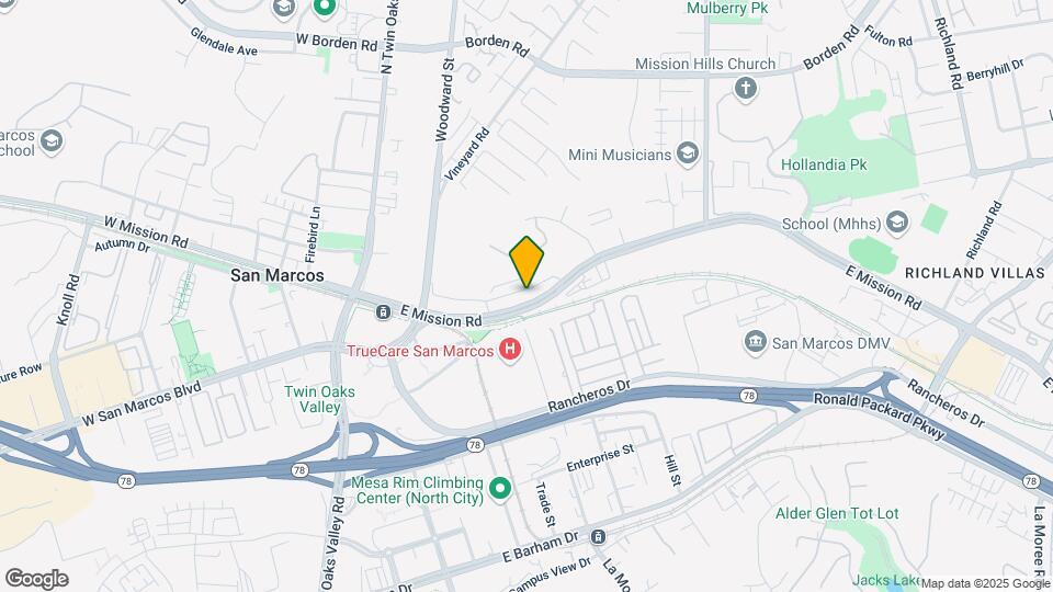383 Mission Villas Rd Map and Location Details