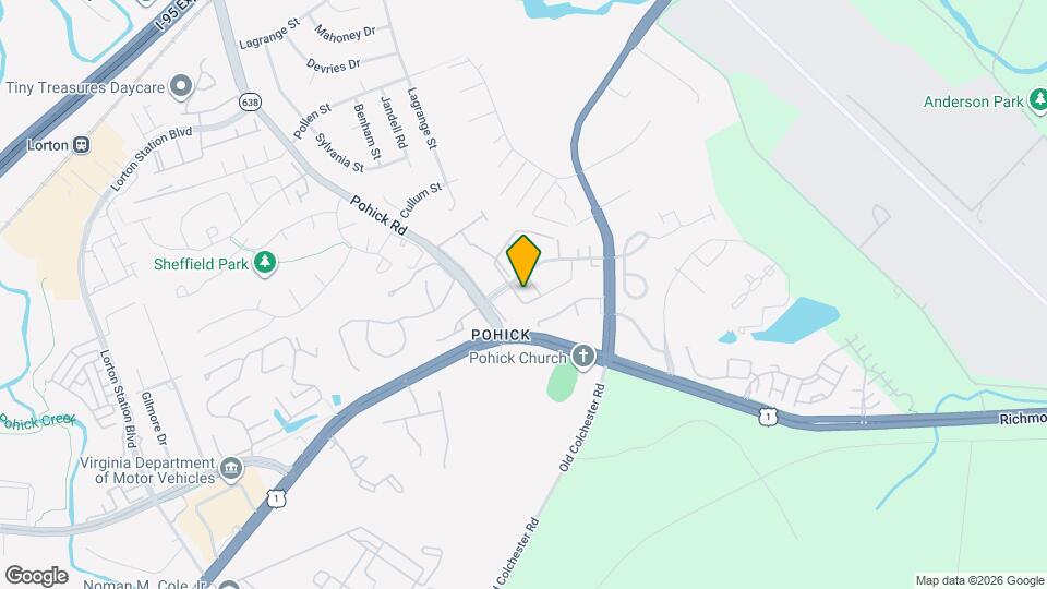 7416 Rhondda Dr Map and Location Details