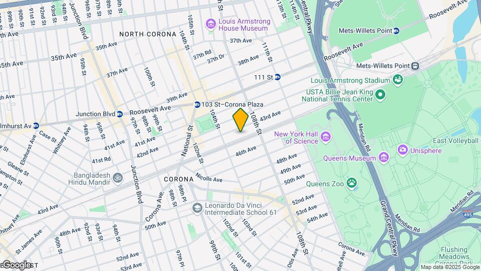 104-39 44th Ave Mapa y Detalles de la Ubicación