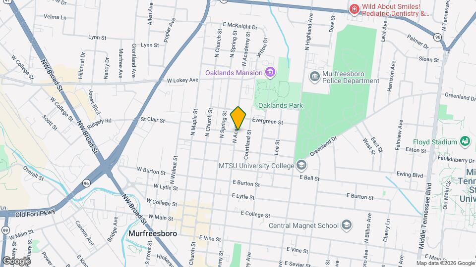 638 N Academy St, Unit 640 Map and Location Details