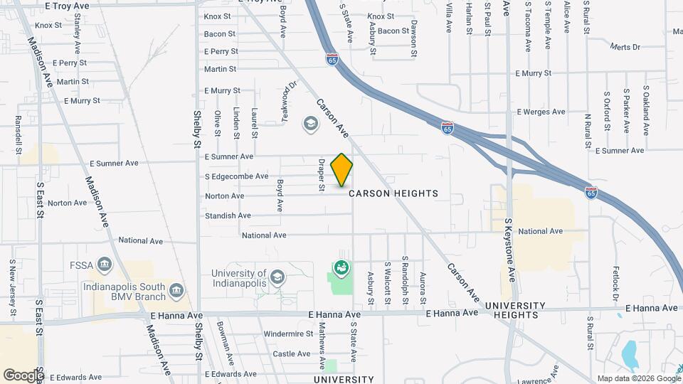 1620 Norton Ave Mapa y Detalles de la Ubicación
