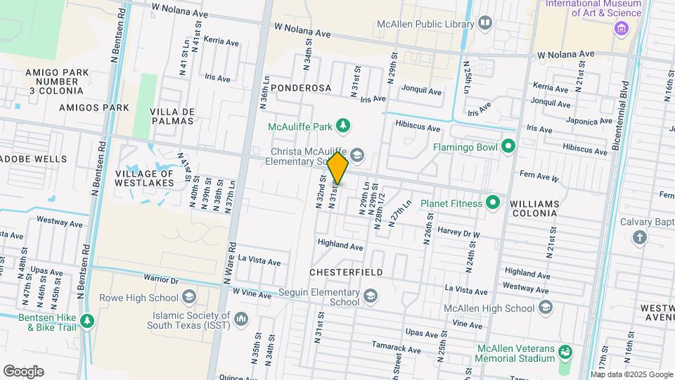2900 N 31st St Map and Location Details