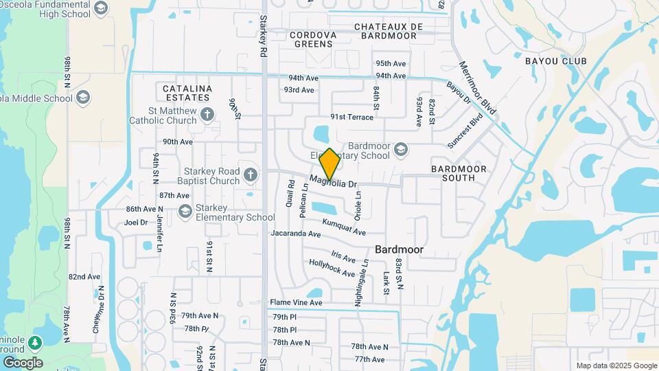 8628 Magnolia Dr Map and Location Details