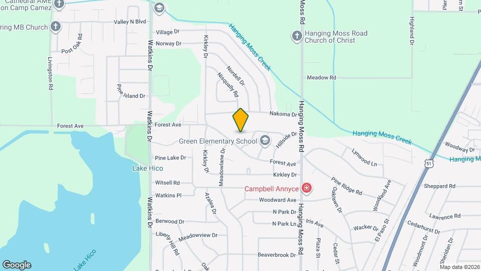 729 Heather Ln Map and Location Details