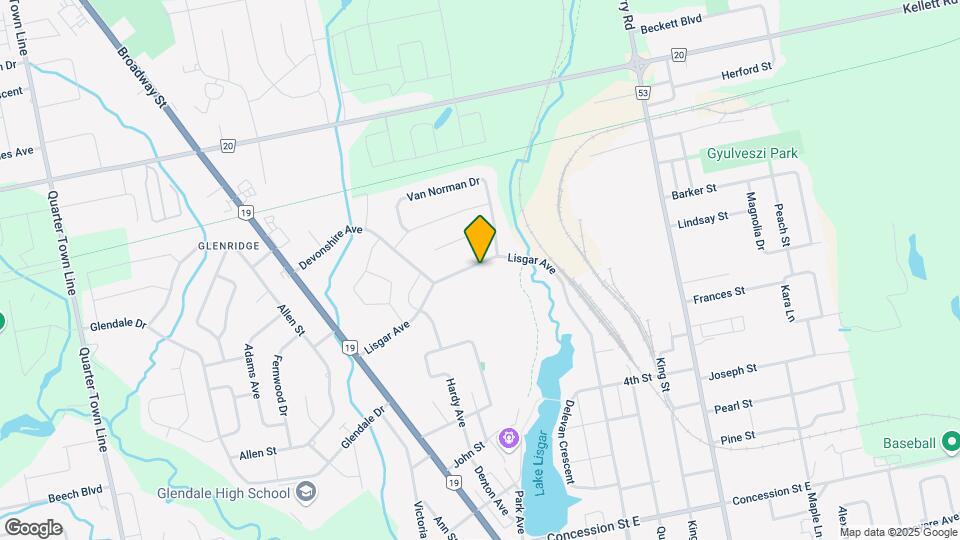 191 Lisgar Av Map and Location Details