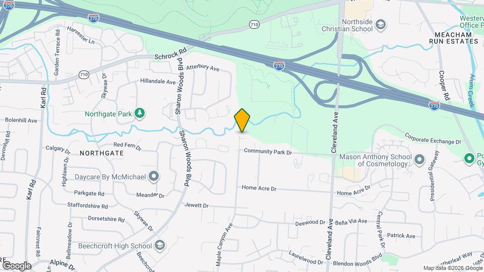 1226 Parkview Dr Map and Location Details