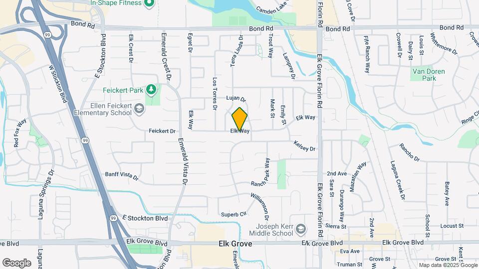 8744 Elk Way Map and Location Details