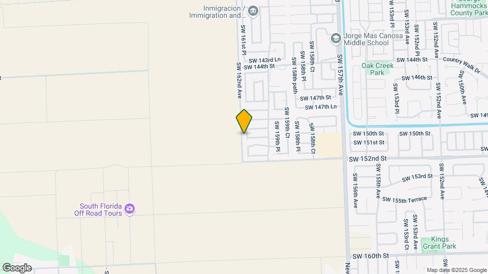 15002 SW 161st Pl Map and Location Details