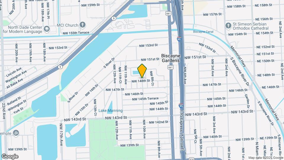 1001 NW 148th St Map and Location Details