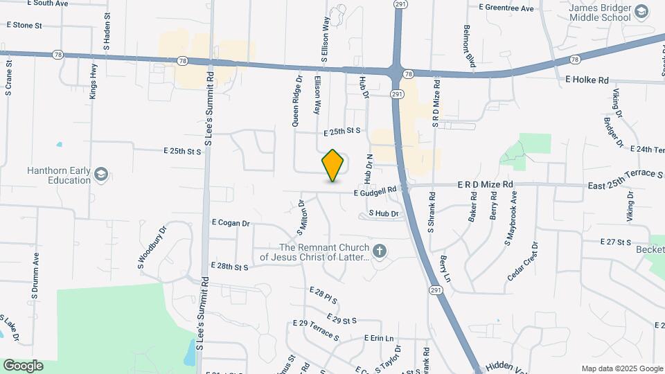 16606 E Gudgell Rd Map and Location Details