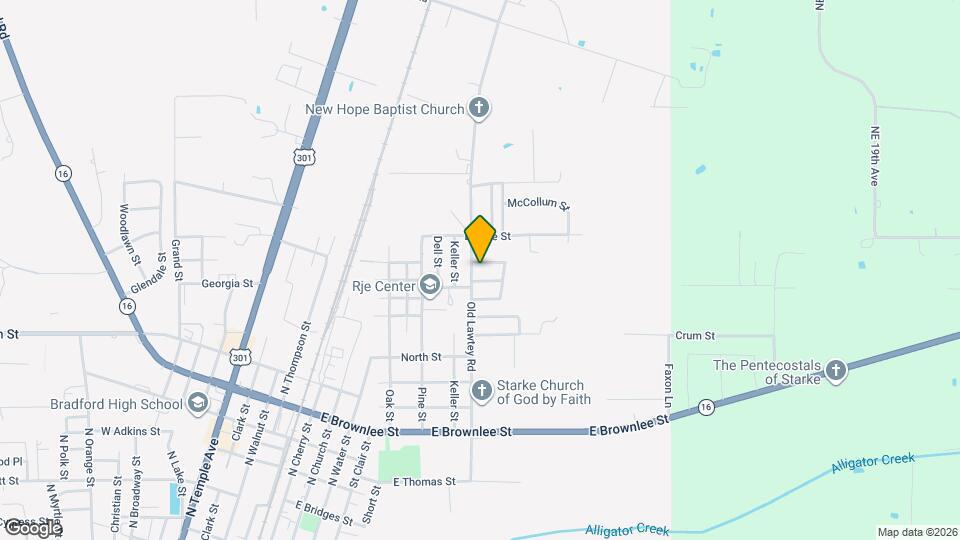 1106 Calvary St Map and Location Details