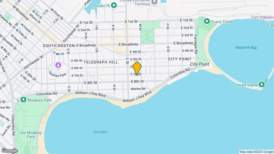 661 E 7th St Map and Location Details