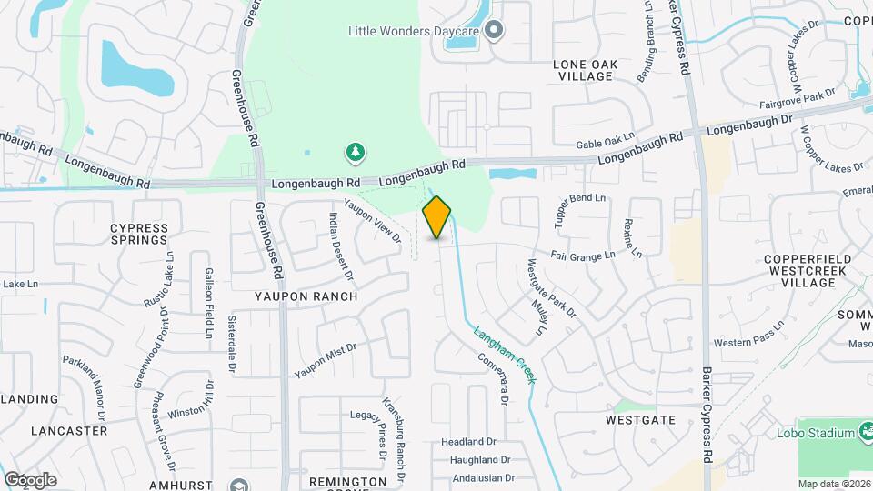 18703 Cinnamon Ash Ct Map and Location Details