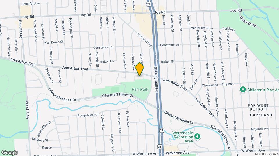 8060 Lenore Ave Map and Location Details