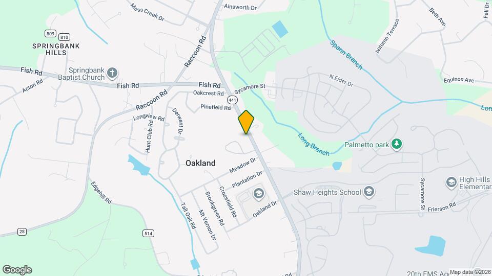 2416 Peach Orchard Rd Map and Location Details