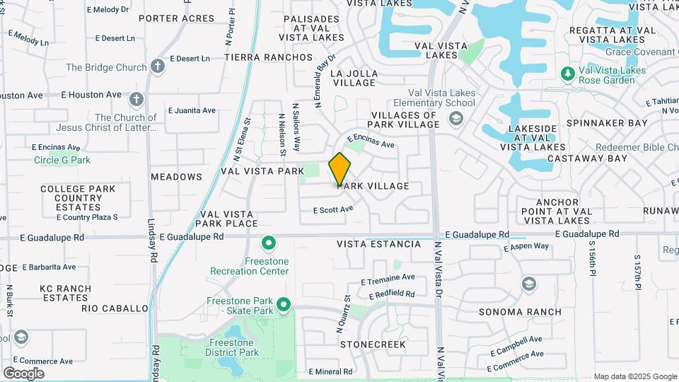 920 N Quartz St Map and Location Details