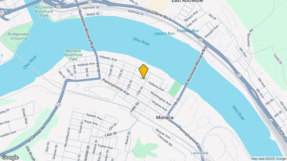 1242 Indiana Ave Map and Location Details