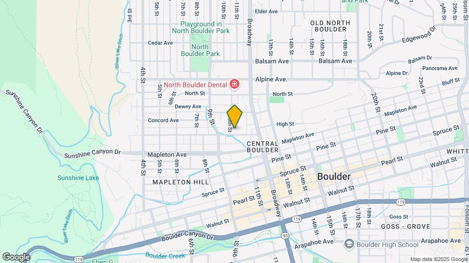 1025 Maxwell Ave Map and Location Details