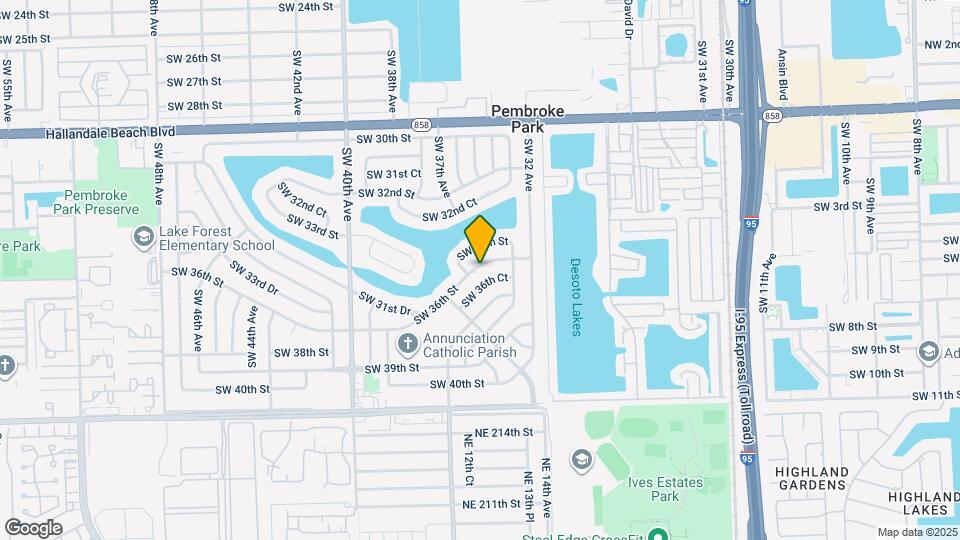 3500 SW 36th St Map and Location Details